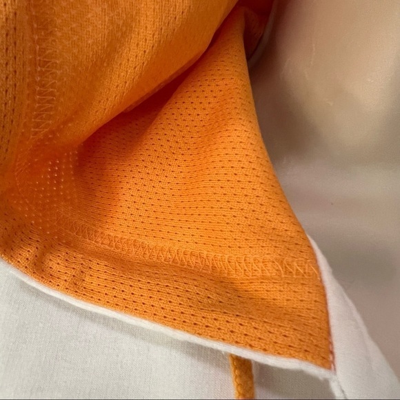 White and yellow Marsh Landing zip up hoodie, S, drawstring, yellow accents. - Picture 10 of 14